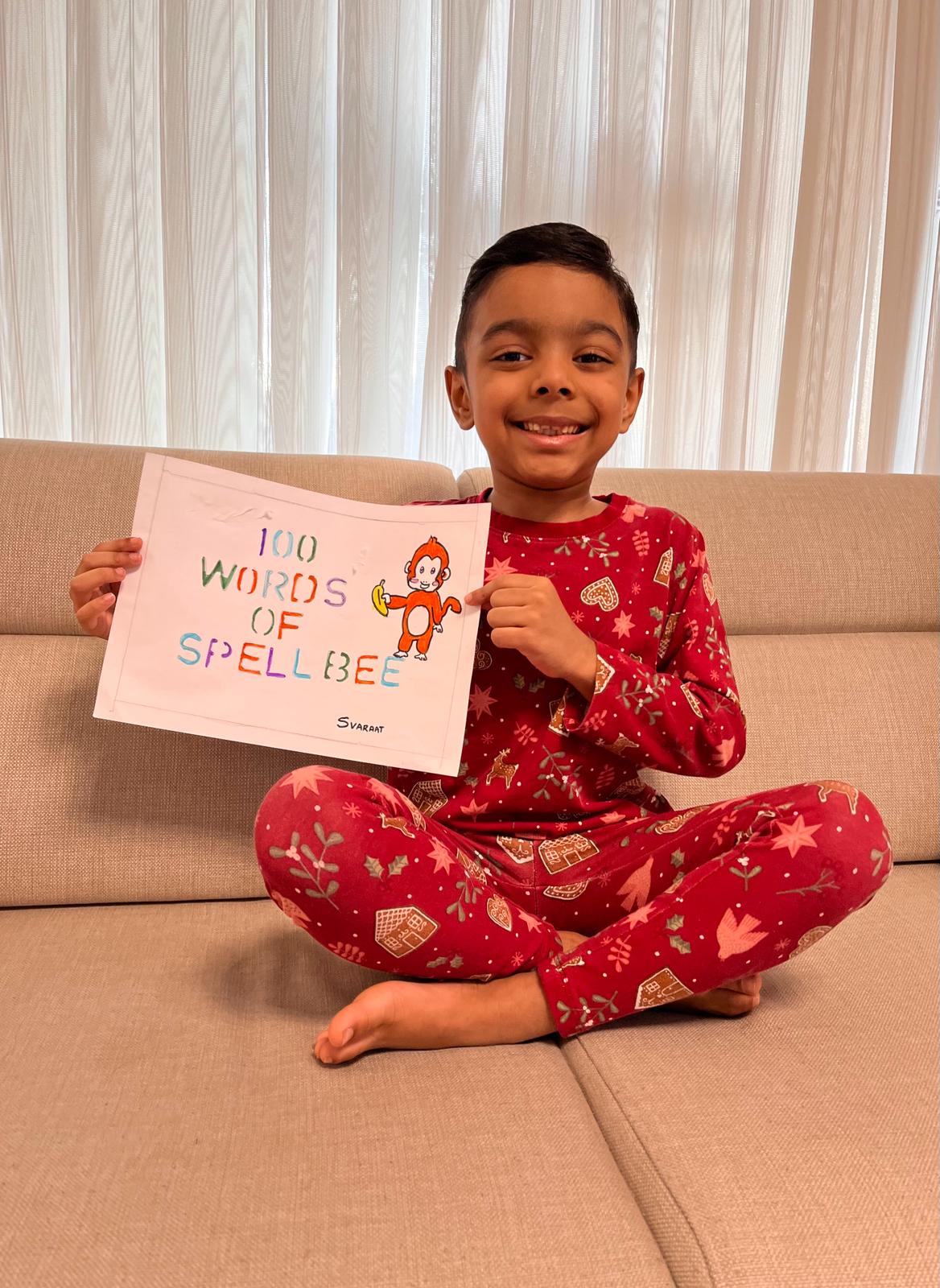 spelling spell bee junior kg